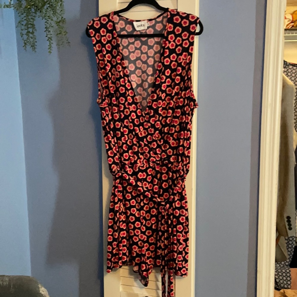 Leota floral romper 3X